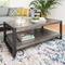 Walker Edison 48" Charcoal Industrial Coffee Table